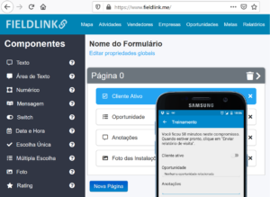 digitalização de processos em plataforma FieldLink